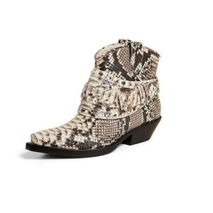 Zimmermann python leather cowboy boots size 37